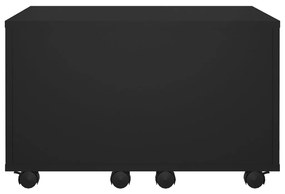 Tavolino da salotto nero 60x60x38 cm in truciolato