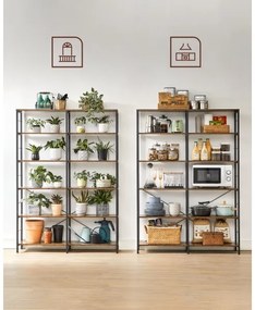 Libreria NAVARO marrone/nera