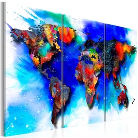 Quadro Rainbow map  Colore colorful, Dimensioni e Misure 60x40