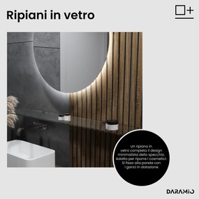 Specchio atipico con luce LED G9