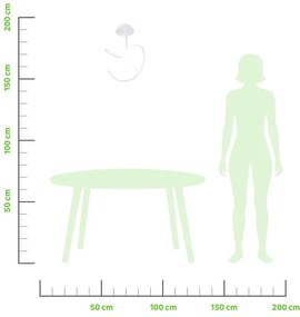Plafoniera LED Kiley Ø 40 cm bianco IP20 bianco naturale, 3170 lumen NOVECENTO