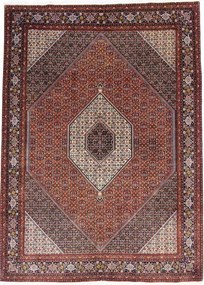 Bidjar Tappeto 350x250 Rosso (Iran) Annodato A Mano