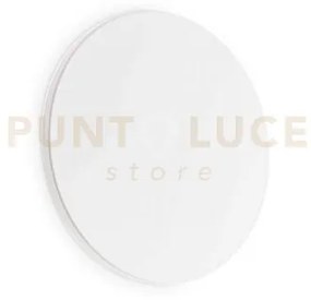 Lampada da parete cover ap d15 round bianco