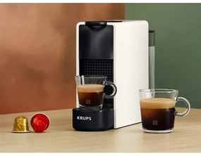 Krups - Macchina da caffè a capsule NESPRESSO Essenza mini 1310W/230V bianco