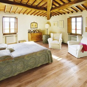 Parquet prefinito in rovere spazzolato sp. 14 mm Pure da 2.77 m²