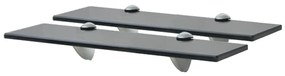 Mensole Galleggianti 2 Pz İn Vetro 40x10 Cm 8 Mm /