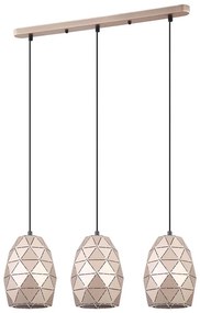 ITALUX MDM-3480/3 GD - Lampadario a sospensione con filo HARLEY 3xE27/40W/230V oro