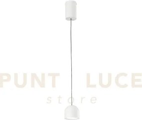 Lampadario a sospensione led yoyo regolabile in altezza bianca in m...