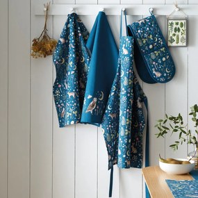 Doppio guanto da cucina in cotone Enchanted Twilight Animals – Catherine Lansfield