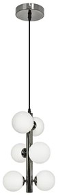 Brilagi - Lampadario LED a sospensione con filo MILLA 6xG9/3W/230V cromo lucido/bianco
