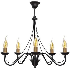 Lampadario a sospensione con filo MALBO III 5xE14/60W/230V