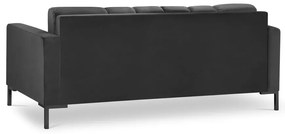 Divano in velluto grigio scuro Bali - Cosmopolitan Design