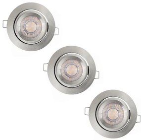 Ledvance - SET 3x faretti da incasso dimmerabili LED SIMPLE LED/4,9W/230V