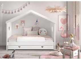 Cassetto bianco sotto il letto per bambini 90x200 cm Amori - Vipack