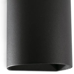 FARO 40523 - Applique SOLE 1xGU10/8W/230V nero arrotondato