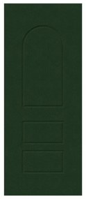 Pannello per porta d'ingresso P085 pellicolato pvc verde L 92  x H 210.5 cm, Sp 6 mm apertura reversibile