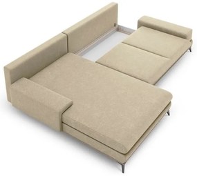 Divano letto angolare beige, angolo sinistro Planet - Windsor &amp; Co Sofas