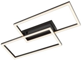 Brilliant - Plafoniera LED JORVIC LED/21W/230V 29x60 cm nera