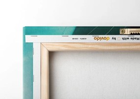 Quadro su tela – Astrazione blu moderna