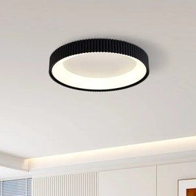 Brilagi - Plafoniera LED dimmerabile FALCON MODERN LED/30W/230V 40 cm nero + telecomando