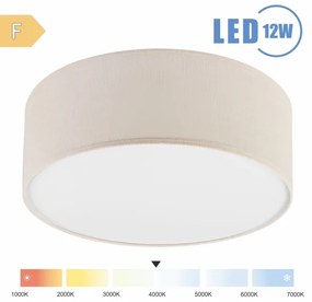 Brilagi - Plafoniera LED SIRIJA LED/12W/230V diametro 35 cm color crema