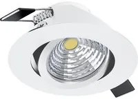 Faretto Ad Incasso Moderno Saliceto In Alluminio Bianco Led Integrato 6W 2700K