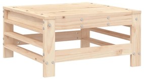 Set Salotto da Giardino 6 pz in Legno Massello di Pino