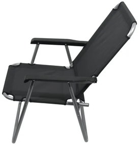 Sedia pieghevole da campeggio grigia