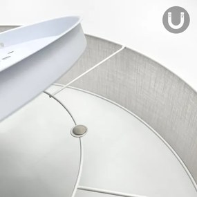 Brilagi - Plafoniera LED SIRIJA 6xE27/60W/230V Ø 80 cm bianca