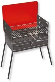 Barbecue a Valigetta 40x30x72h - Leggero, Portatile, Griglia Regolabile