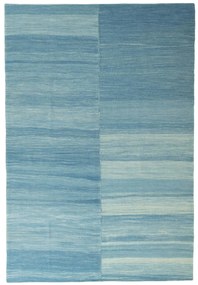 Kilim Tappeto 200 x 290 Blu (Iran) Tessuto A Mano