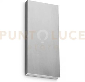 Post-it applique a parete ip65 led 3000k 6w 750 lm acciaio doppia ...