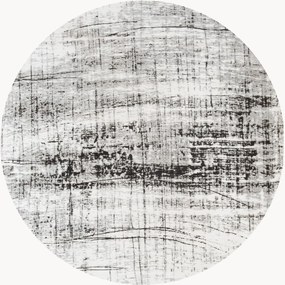 Tappeto rotondo jacquard lavabile da interno-esterno Griff