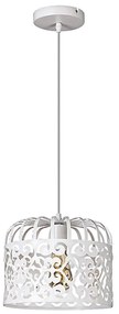 Rabalux 2161 - Lampadario ALESSANDRA 1xE27/60W/230V bianco