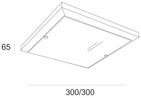 Lampada da soffitto 1xE27/60W/230V