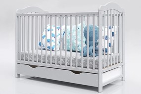 Lettino per bambini Alek con sbarre rimovibili - grigio - lettino senza spazio di archiviazione 120x60 cm