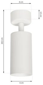 Luce Spot MICA 1xGU10/25W/230V