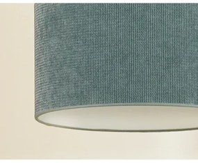 Duolla - Lampadario a plafone CORDUROY 1xE27/15W/230V diametro 40 cm azzurro