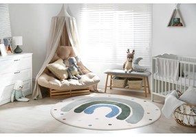 Tappeto per bambini verde e avorio ø100 cm Joyful Mint – FD