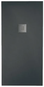 Piatto Doccia 80x120 Effetto Pietra "Tenerife" Antracite