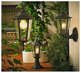 Lampadario da esterno 1xE27/20W/230V IP43 nero