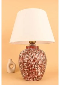 Lampada da tavolo RAMZES 1xE27/40W/230V crema/rosso