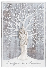 BONGELLI PREZIOSI capezzale albero love famiglia shabby beige