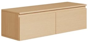 Mobile TV Sospeso 100 cm 2 Ante A Ribalta Rovere Lindberg Lume
