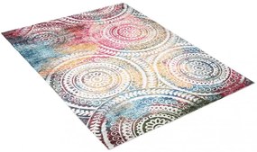 Tappeto colorato di tendenza con motivo mandala Larghezza: 80 cm | Lunghezza: 150 cm