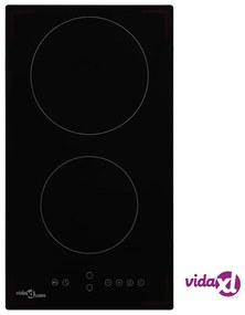 vidaXL Piano Cottura in Ceramica con 2 Zone e Controlli Touch 3000 W