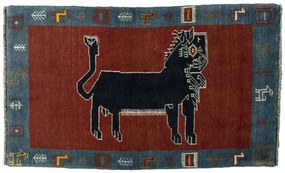 Gabbeh Tappeto persiano 80 x 130 Rosso (Iran) Annodato A Mano