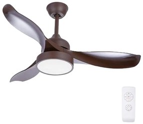 Ventilatore da soffitto Ramona marrone, Ø 114 cm IP20