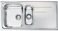 Lavello COMO 100X50 2 vasche destre+ gocciolatoio ACCIAIO INOX 010145.D1.01.2018