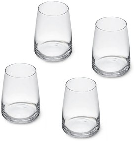 Set 4 bicchieri vetro cristallo Palermo Mikasa